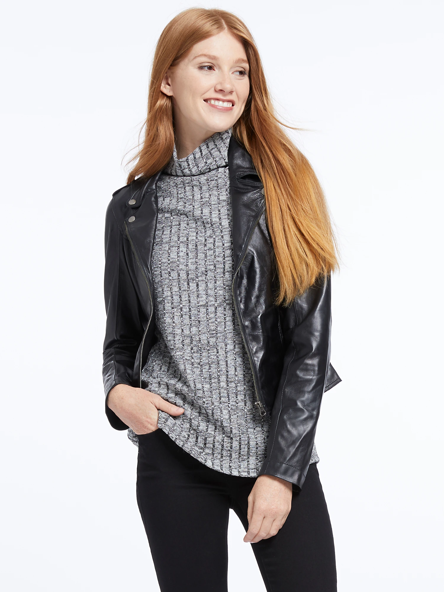 Jakett Washable Leather Moto Jacket 3 Jakett Washable Leather Moto Jacket