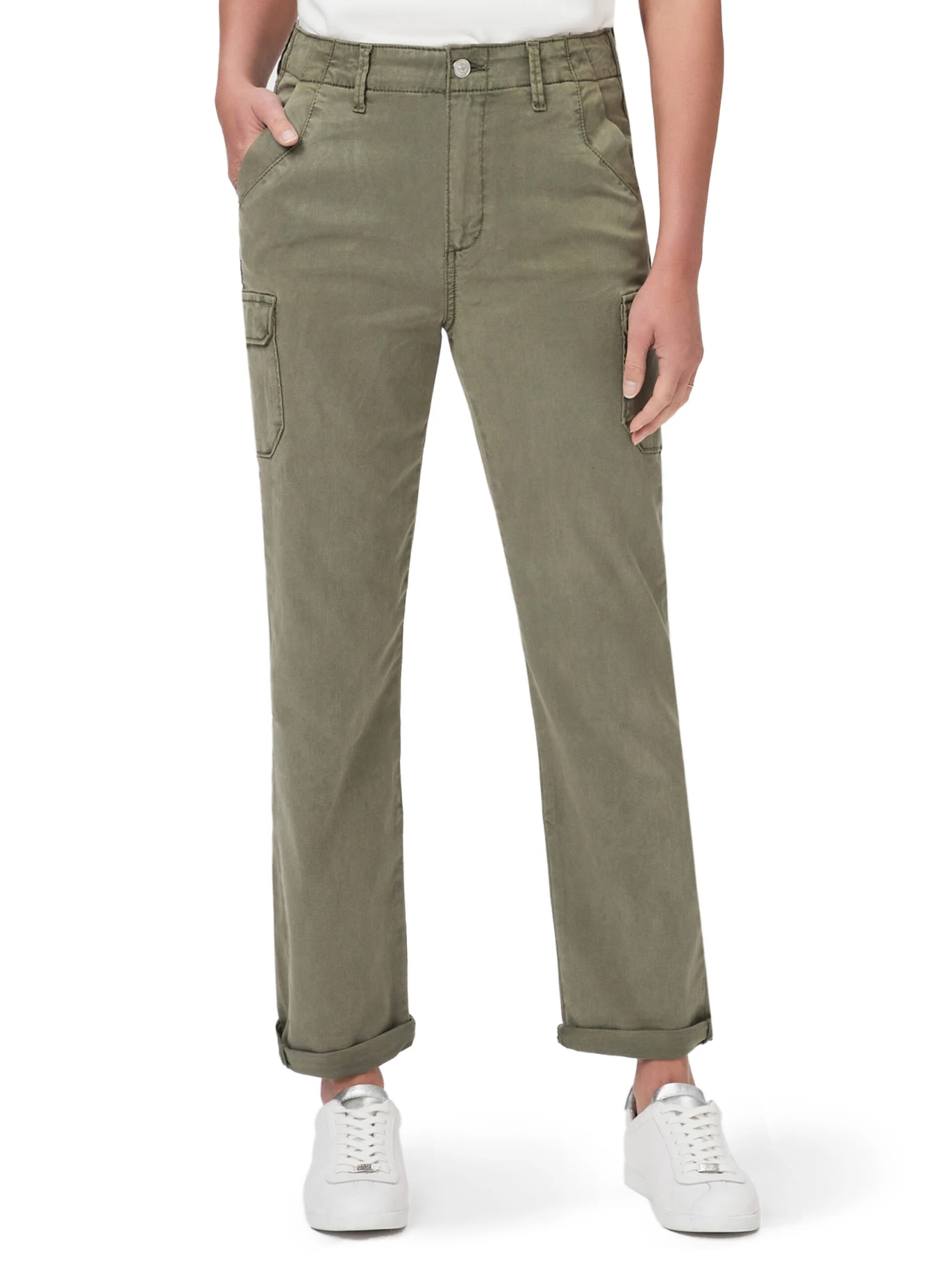 Paige - Drew W/ Cargo Pockets Pant SAGE 3 Paige - Drew W/ Cargo Pockets Pant SAGE