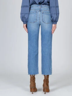 Black Orchid Brooklyn Straight Fray Jeans MEDIUM BLUE -Varley Nik Shop AA0B498C1417000PRODUCT 04