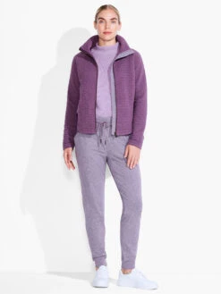 All Year Quilted Jacket PLUM -Varley Nik Shop ACTF231060PLMPRODUCT 01