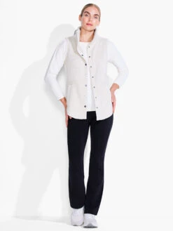 Fleece Knit Vest ALABASTER 9 Fleece Knit Vest ALABASTER -Varley Nik Shop ACTF238090ALBPRODUCT 01