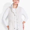 Fleece Knit Vest ALABASTER