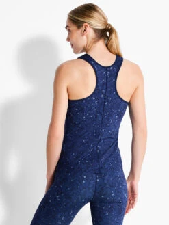 Spotted Blues Flexfit High Neck Tank BLUE MULTI -Varley Nik Shop ACTF238099BLTPRODUCT 03