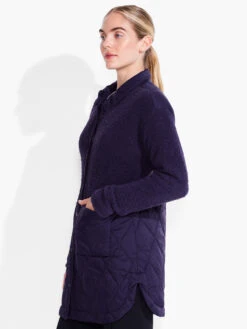 Quilted Mix Media Coat -Varley Nik Shop ACTF238175AUEPRODUCT 02