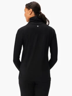 Brushed Flow Turtleneck BLACK ONYX -Varley Nik Shop ACTW238008BLXPRODUCT 03
