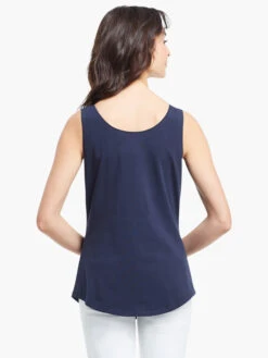 Shirt Tail Perfect Tank DARK INDIGO -Varley Nik Shop ALL1030DIDPRODUCT 03