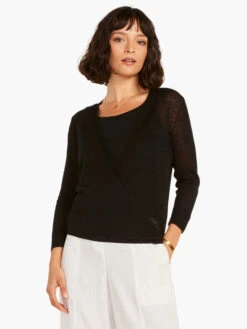 Lightweight 4-Way Cardigan BLACK ONYX -Varley Nik Shop ALL1107BLXPRODUCT 04