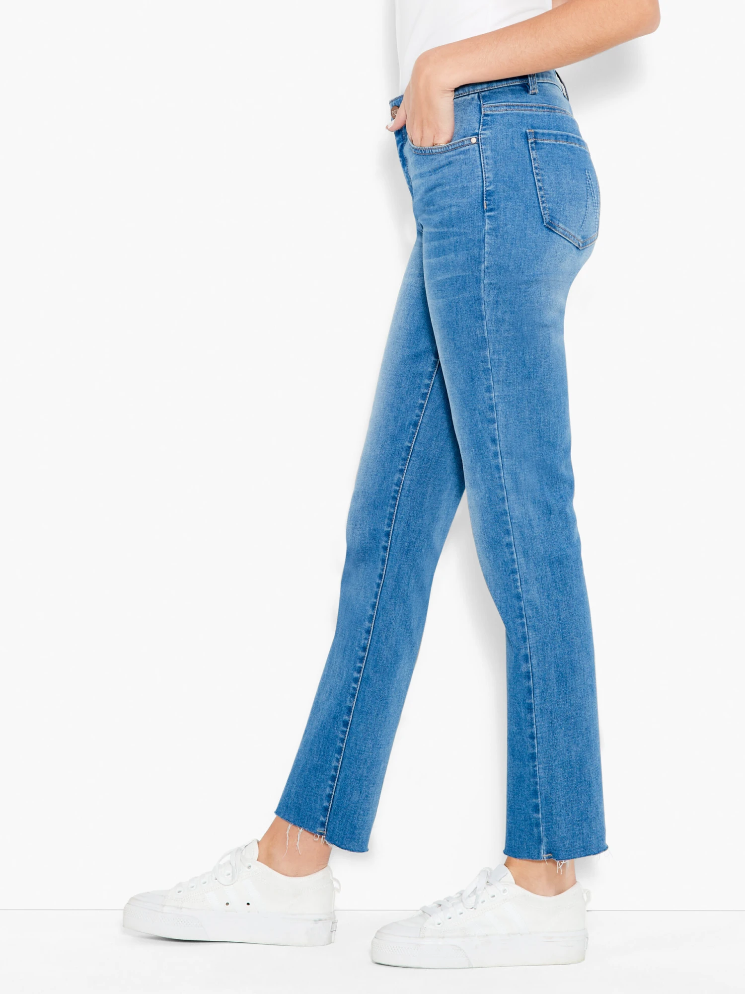 NZ Denim 28" Mid Rise Straight Ankle Jeans 4 NZ Denim 28" Mid Rise Straight Ankle Jeans - Image 2