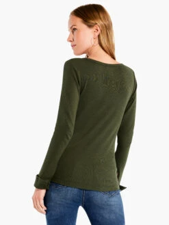 Perfect Rib Knit Cuffed Top BRIAR 8 Perfect Rib Knit Cuffed Top BRIAR -Varley Nik Shop F231007BIAPRODUCT 03