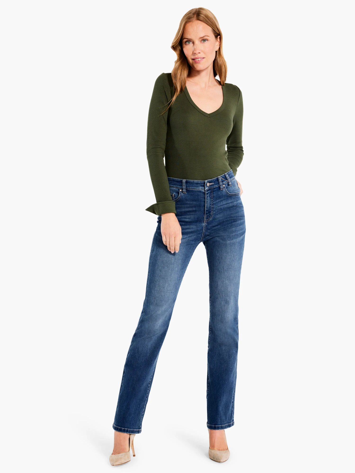 Perfect Rib Knit Cuffed Top BRIAR 6 Perfect Rib Knit Cuffed Top BRIAR - Image 4