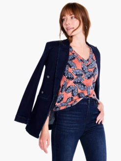 Amber Blues Top BLUE MULTI -Varley Nik Shop F231026BLTPRODUCT 04