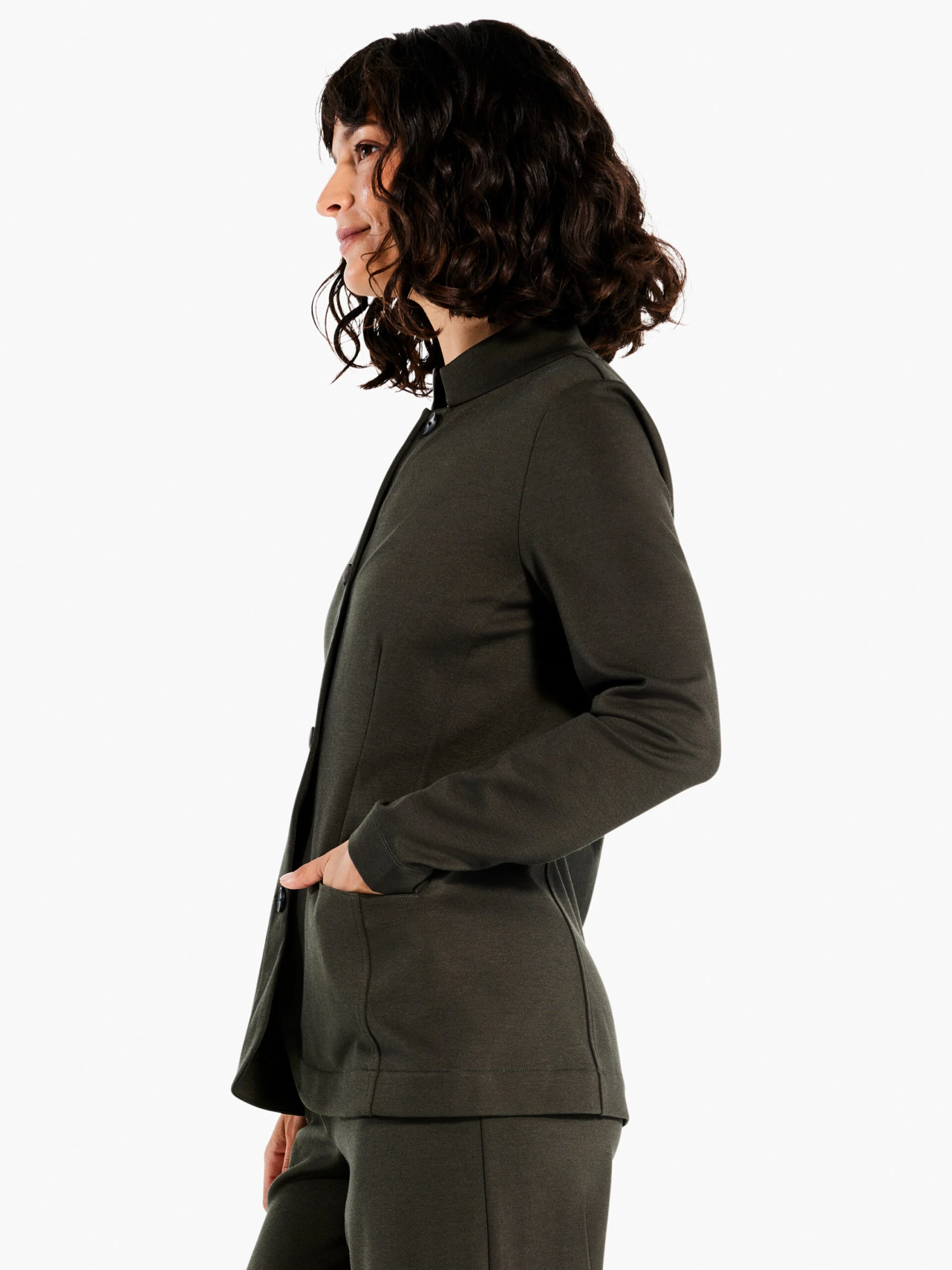 Drapey Ponte Blazer BRIAR 5 Drapey Ponte Blazer BRIAR - Image 3