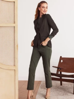 Drapey Ponte Blazer BRIAR 13 Drapey Ponte Blazer BRIAR -Varley Nik Shop F231097BIAPRODUCT 05