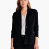 Femme Sleeve Knit Jacket BLACK ONYX