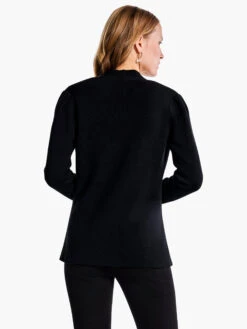 Femme Sleeve Knit Jacket BLACK ONYX -Varley Nik Shop F231126BLXPRODUCT 03
