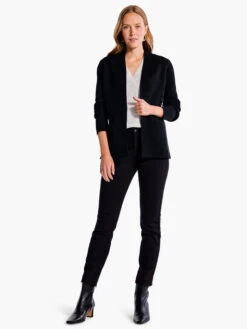Femme Sleeve Knit Jacket BLACK ONYX -Varley Nik Shop F231126BLXPRODUCT 04