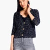 Midnight Sky Crochet Cardigan INDIGO MIX -Varley Nik Shop F231128IGXPRODUCT 01