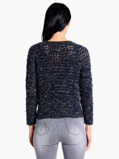 Midnight Sky Crochet Cardigan INDIGO MIX -Varley Nik Shop F231128IGXPRODUCT 03