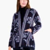 Moody Blooms Cardigan BLUE MULTI