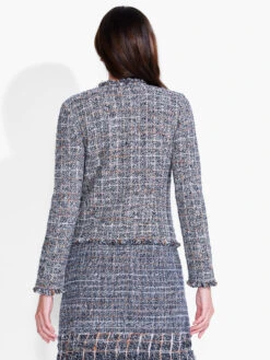 Novelty Fringe Mix Jacket BLUE MULTI 7 Novelty Fringe Mix Jacket BLUE MULTI -Varley Nik Shop F231135BLTPRODUCT 03