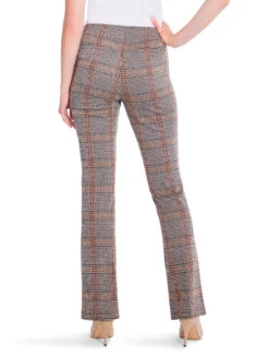 31" Sketched Plaid Bootcut Knit Pant NEUTRAL MULTI 11 31" Sketched Plaid Bootcut Knit Pant NEUTRAL MULTI -Varley Nik Shop F231343NUMPRODUCT 02