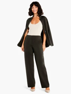 29" Drapey Ponte Wide Leg Ankle Pant BRIAR -Varley Nik Shop F231352BIAPRODUCT 04