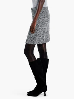 Etched Tweed Slim Skirt BLACK MULTI -Varley Nik Shop F231353BLMPRODUCT 02