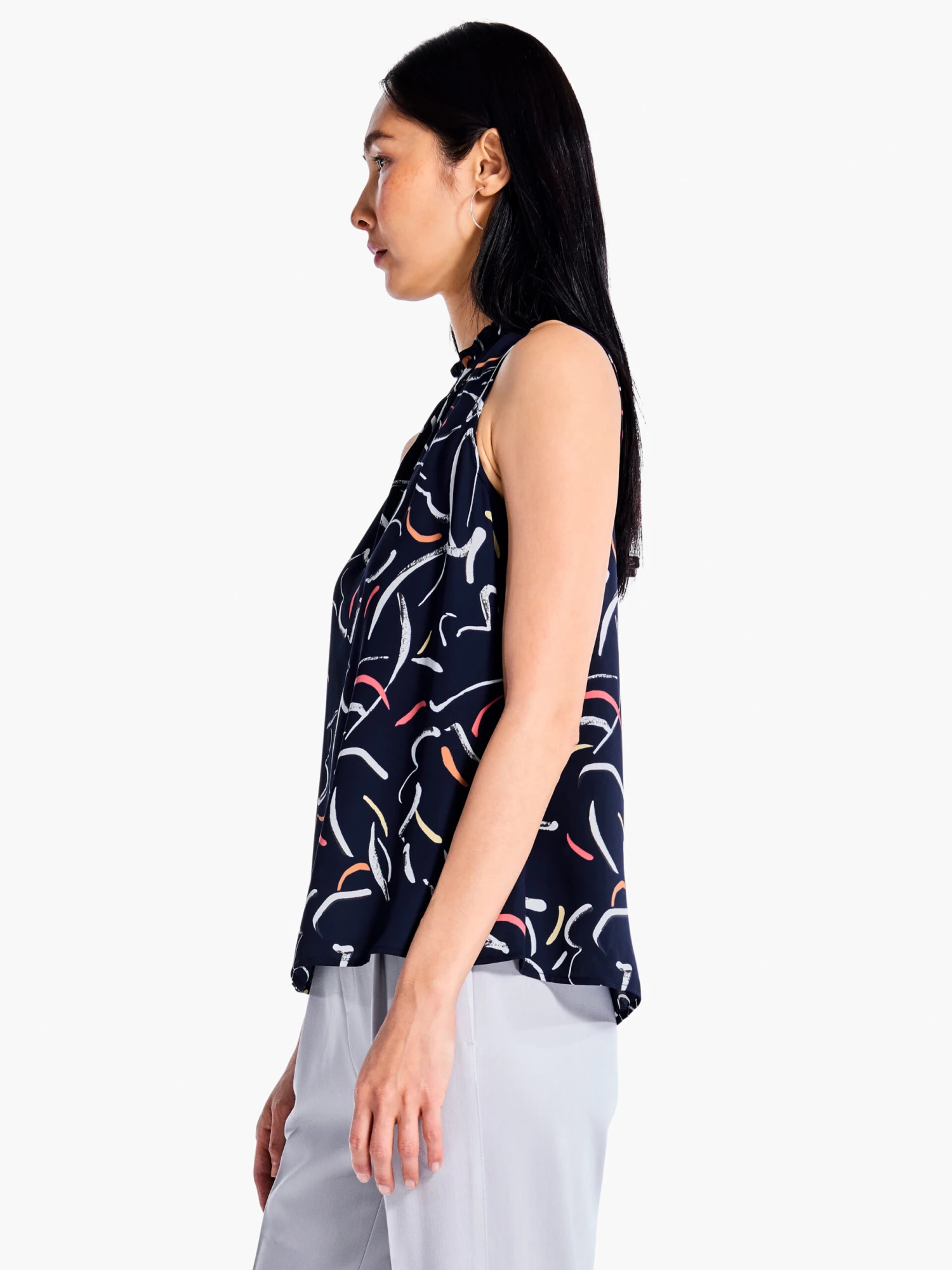 Doodle Clouds Tank INDIGO MULTI 4 Doodle Clouds Tank INDIGO MULTI - Image 2