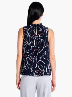 Doodle Clouds Tank INDIGO MULTI 7 Doodle Clouds Tank INDIGO MULTI -Varley Nik Shop F231618IMIPRODUCT 03