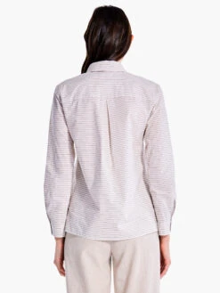 Sleek Striped Shirt NEUTRAL MULTI -Varley Nik Shop F231641NUMPRODUCT 03
