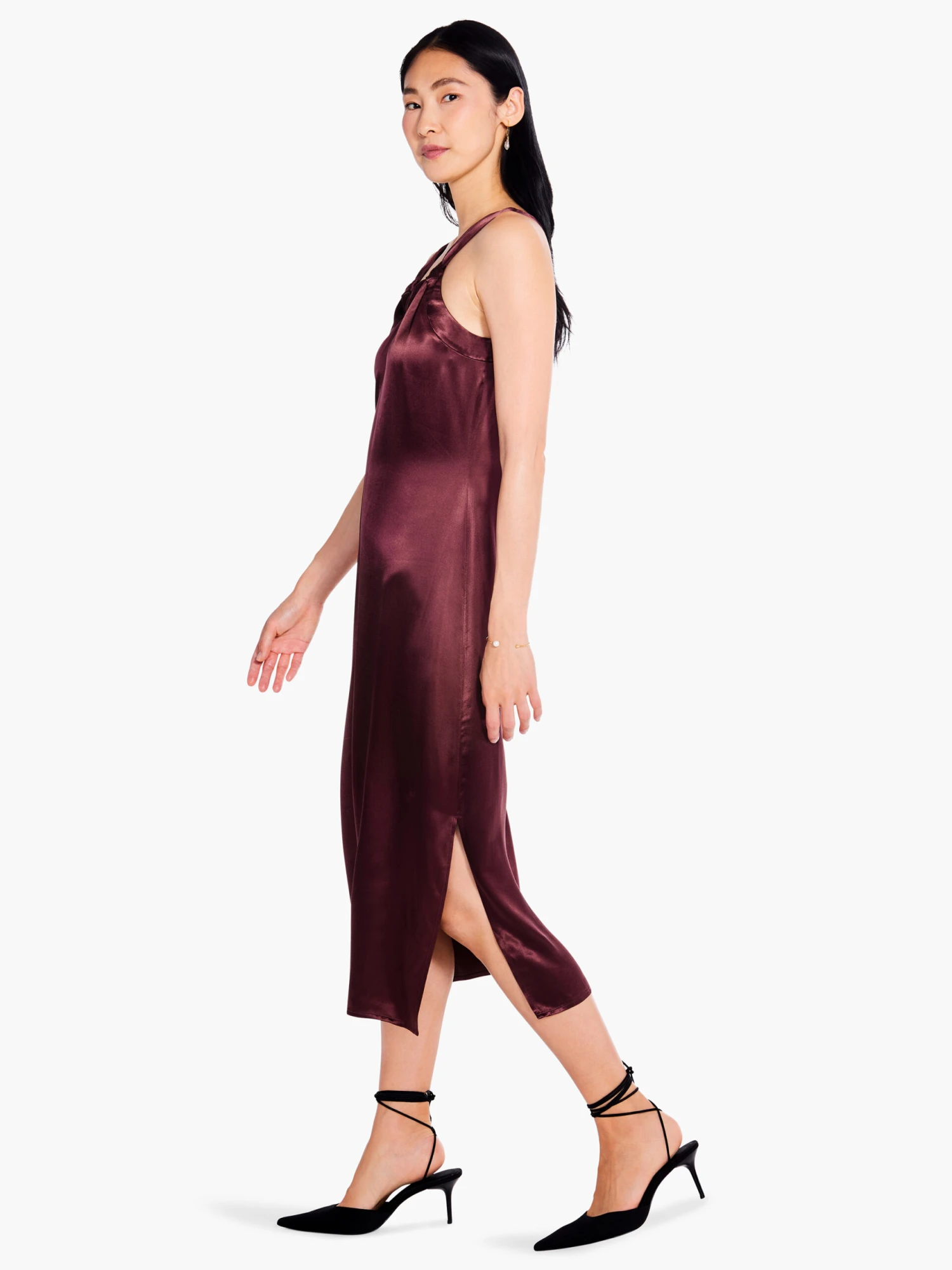Elevated Slip Dress REDWOOD 4 Elevated Slip Dress REDWOOD - Image 2