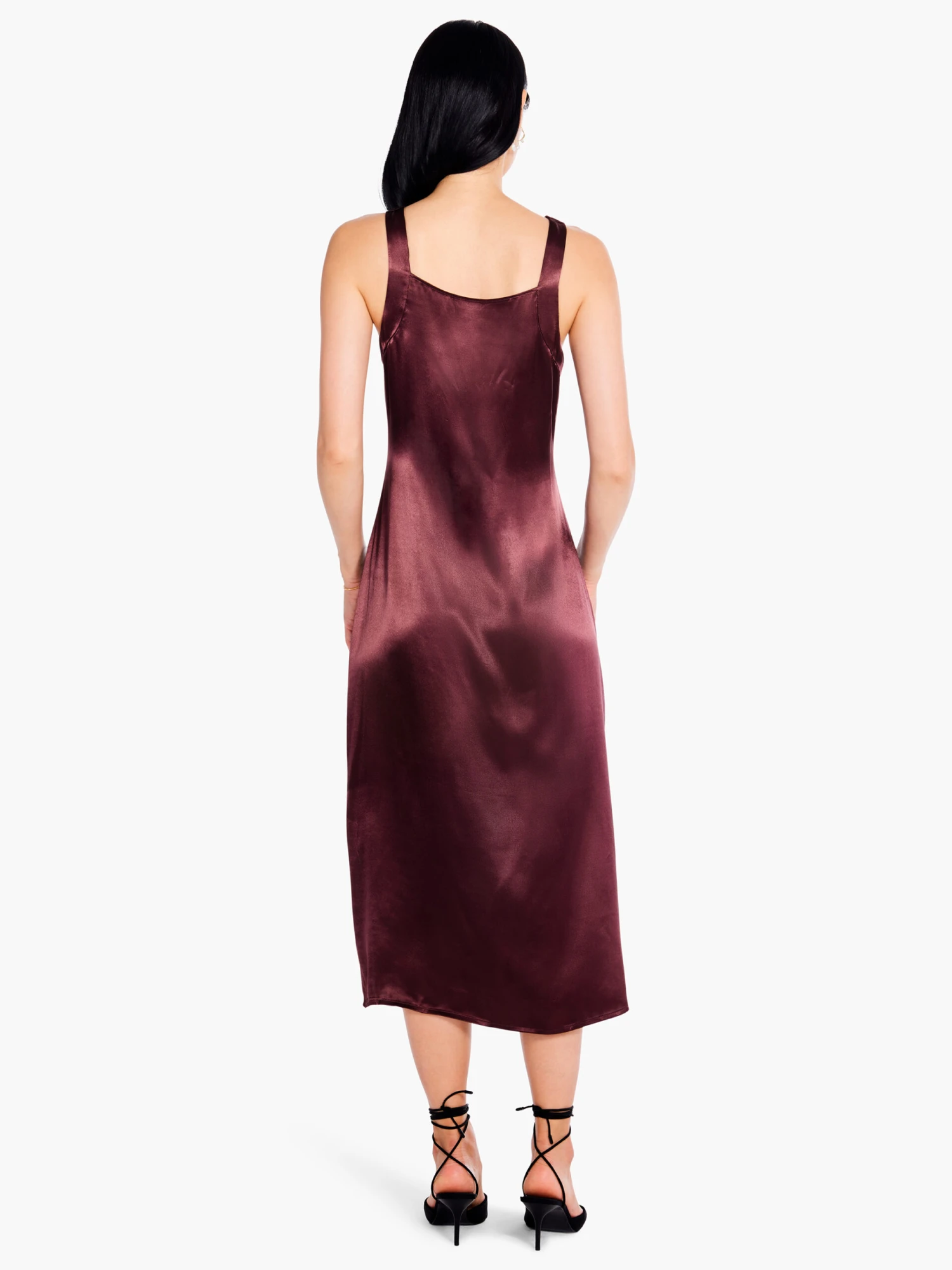 Elevated Slip Dress REDWOOD 5 Elevated Slip Dress REDWOOD - Image 3