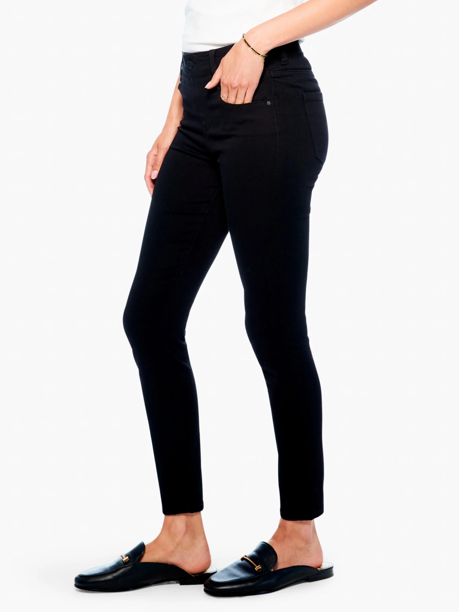 Liverpool - Gia Glider Ankle Skinny Jean BLACK DENIM 4 Liverpool - Gia Glider Ankle Skinny Jean BLACK DENIM - Image 2