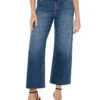 Liverpool - The Stride Hr Wide Leg W Cut Hem MEDIUM WASH