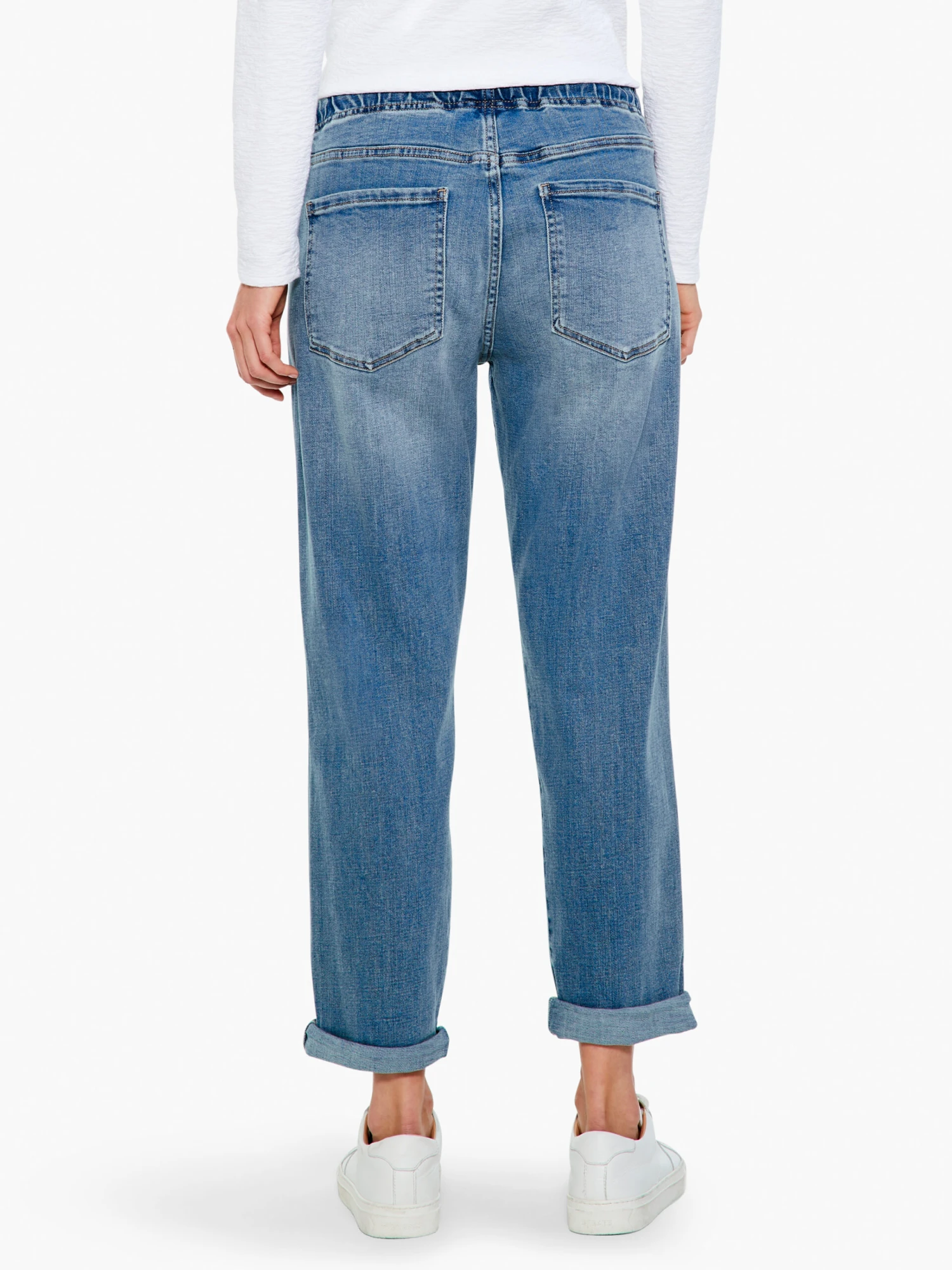 Liverpool The Rascal Tie Front Cuffed Pant DENIM 5 Liverpool The Rascal Tie Front Cuffed Pant DENIM - Image 3