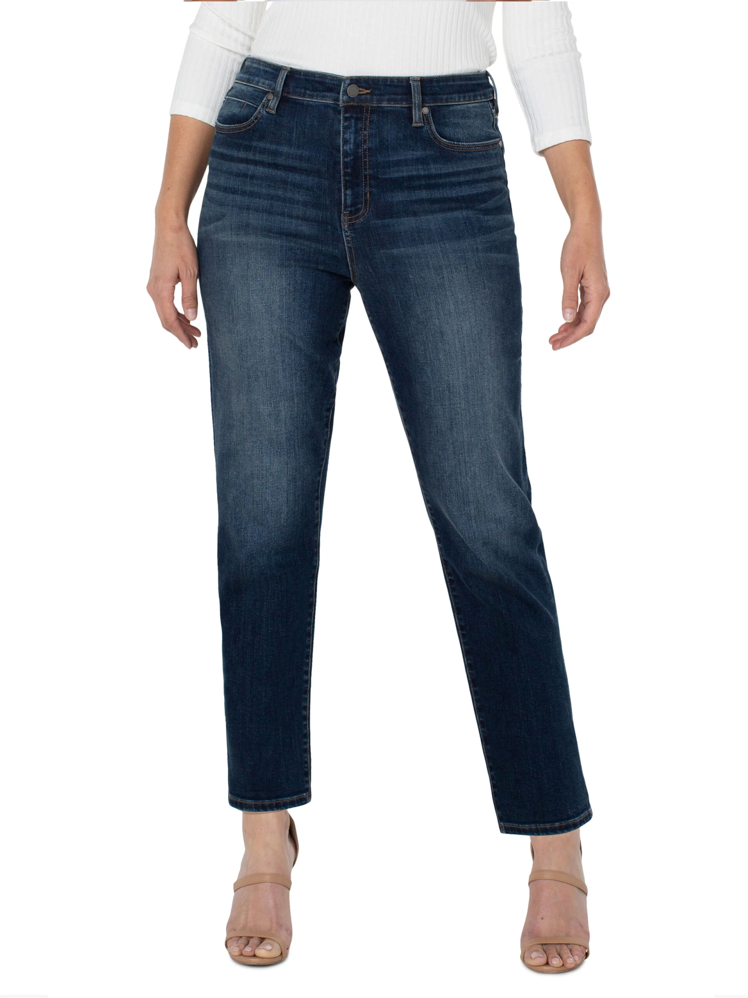 Liverpool - Hi-Rise Non-Skinny Skinny DARK WASH 3 Liverpool - Hi-Rise Non-Skinny Skinny DARK WASH