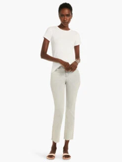 Perfect Knit Rib Short Sleeve Crew Tee PAPER WHITE -Varley Nik Shop M231046PWHPRODUCT 04