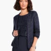 Sequin Cardigan DARK INDIGO