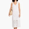 Crochet Statement Dress PAPER WHITE -Varley Nik Shop M231220PWHPRODUCT 01