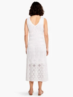 Crochet Statement Dress PAPER WHITE -Varley Nik Shop M231220PWHPRODUCT 03