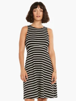 Late Sunset Dress BLACK MULTI