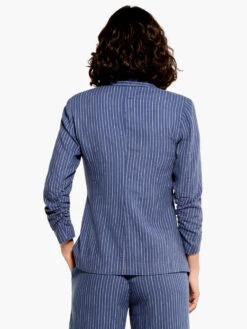 Central Park Scrunch Sleeve Jacket BLUE MULTI -Varley Nik Shop M231509BLTPRODUCT 03