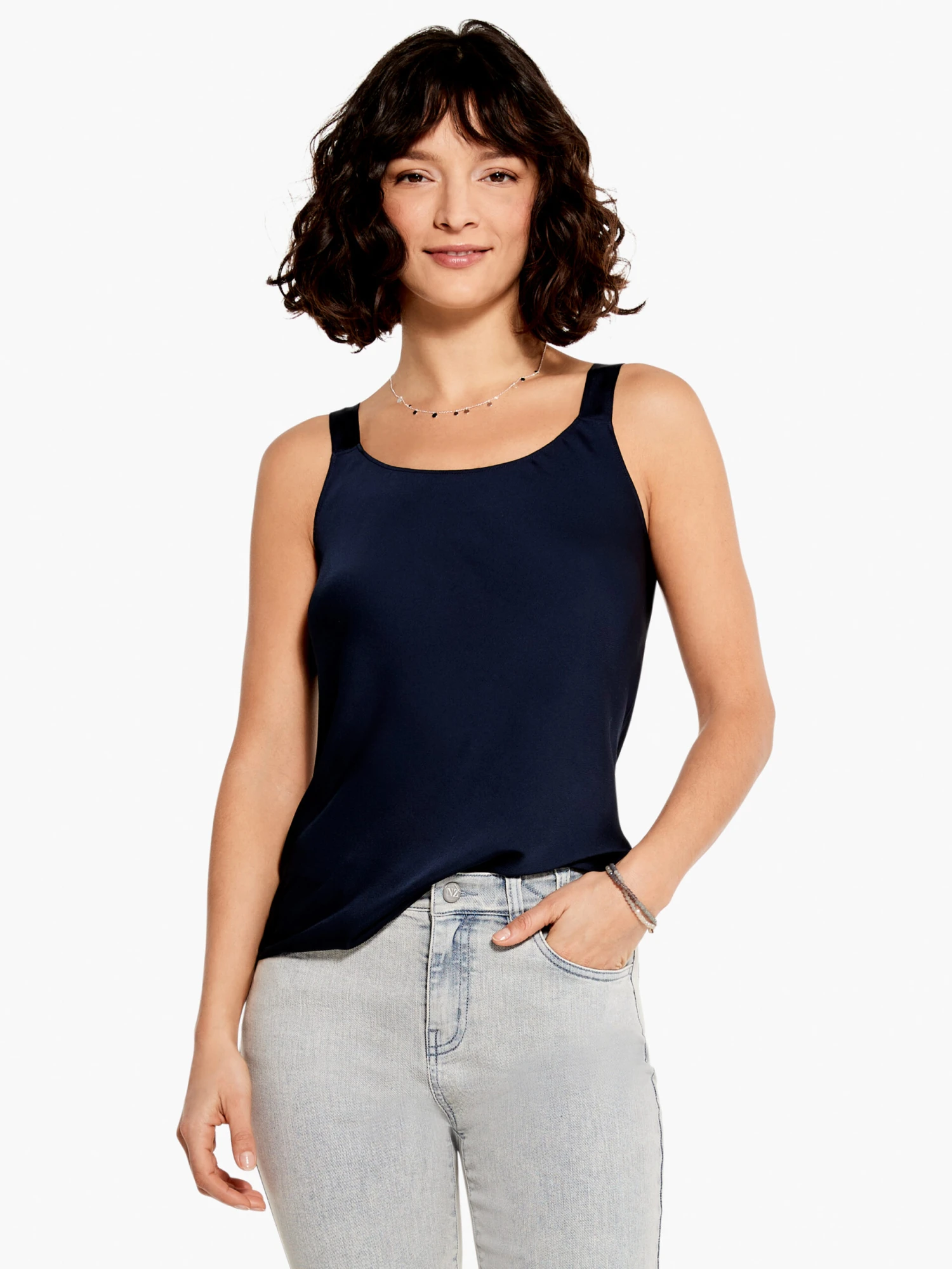Crepe Cami DARK INDIGO 3 Crepe Cami DARK INDIGO