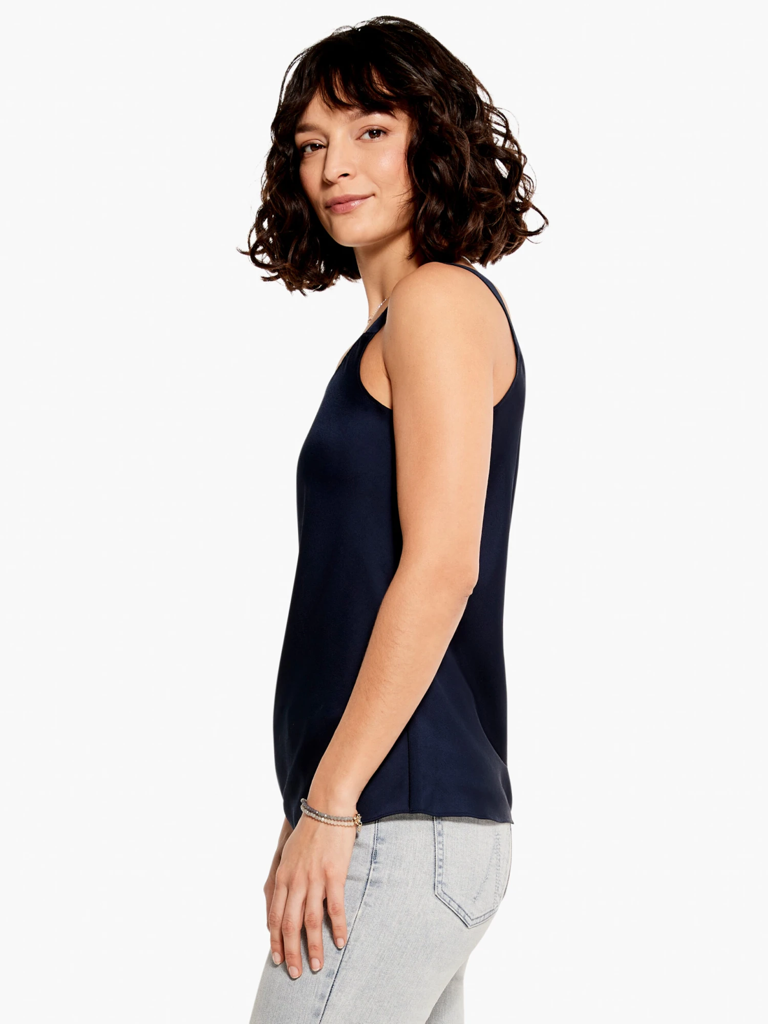 Crepe Cami DARK INDIGO 4 Crepe Cami DARK INDIGO - Image 2