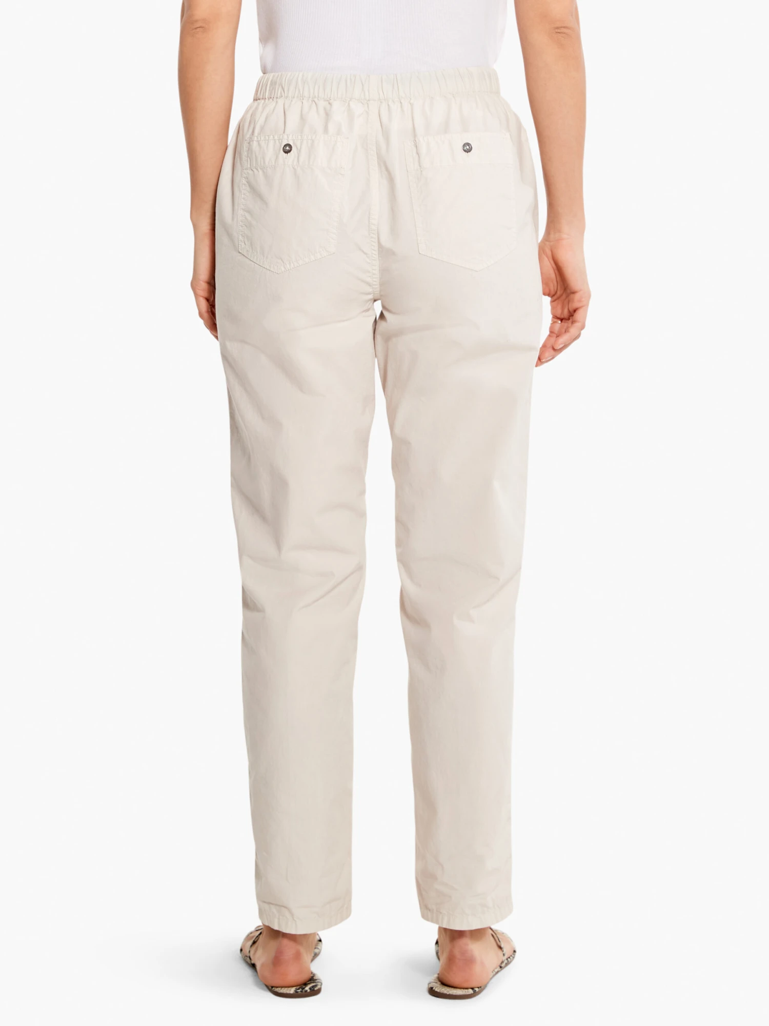 Cotton Poplin Relaxed Ankle Pant 6 Cotton Poplin Relaxed Ankle Pant - Image 4