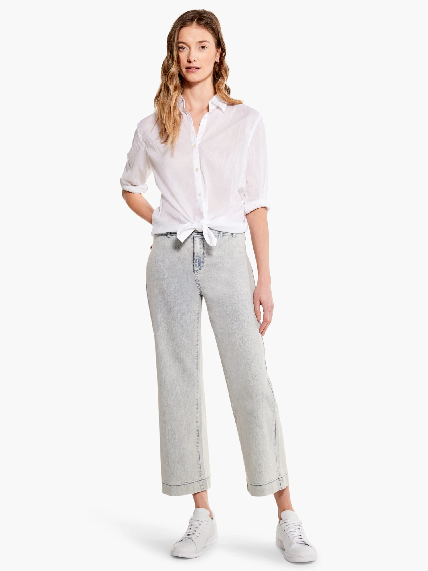 NZ Denim Mid Rise Wide-Leg Crop Jean SALT 4 NZ Denim Mid Rise Wide-Leg Crop Jean SALT - Image 2