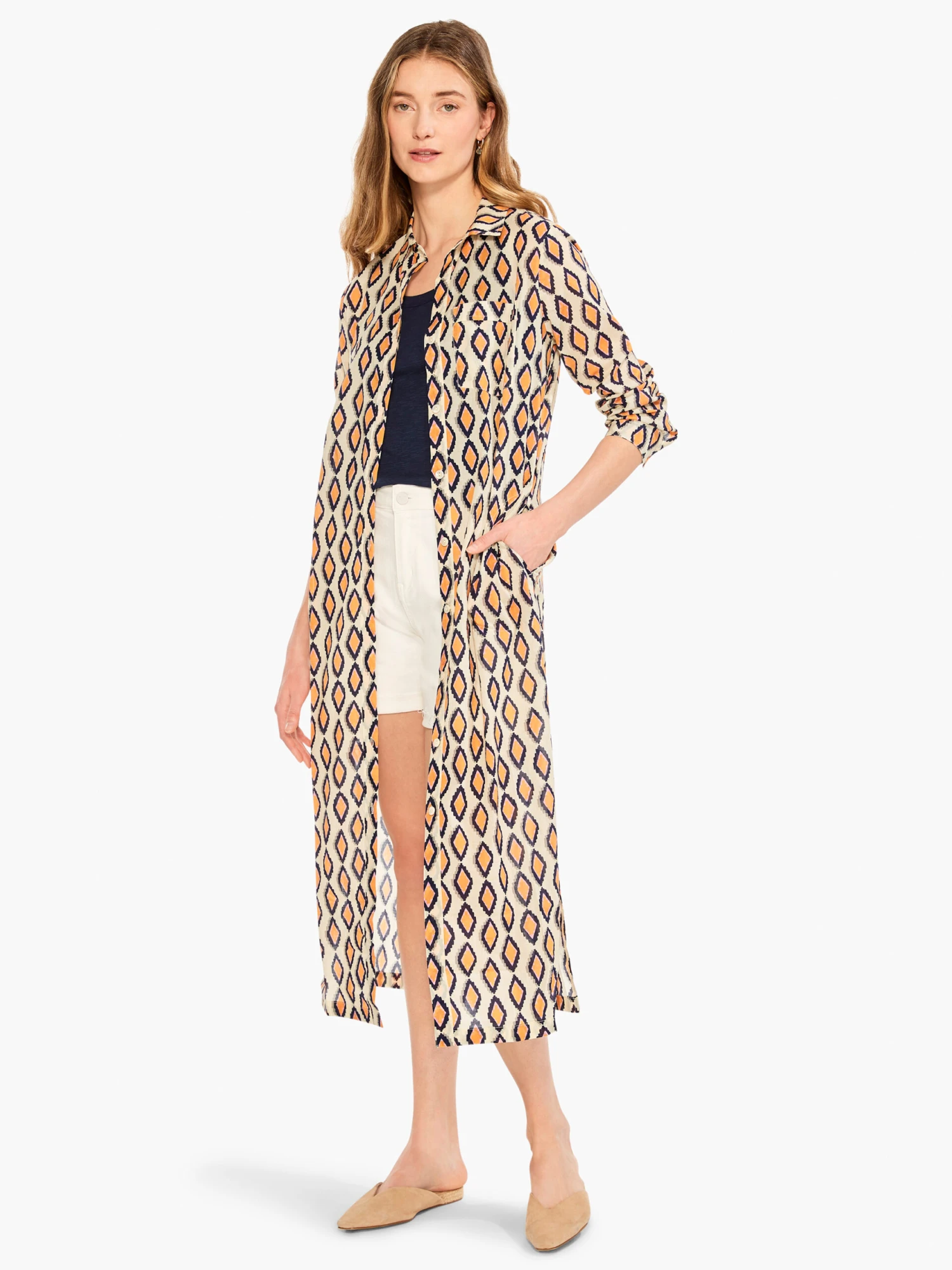 Falling Diamonds Dress ORANGE MULTI 3 Falling Diamonds Dress ORANGE MULTI