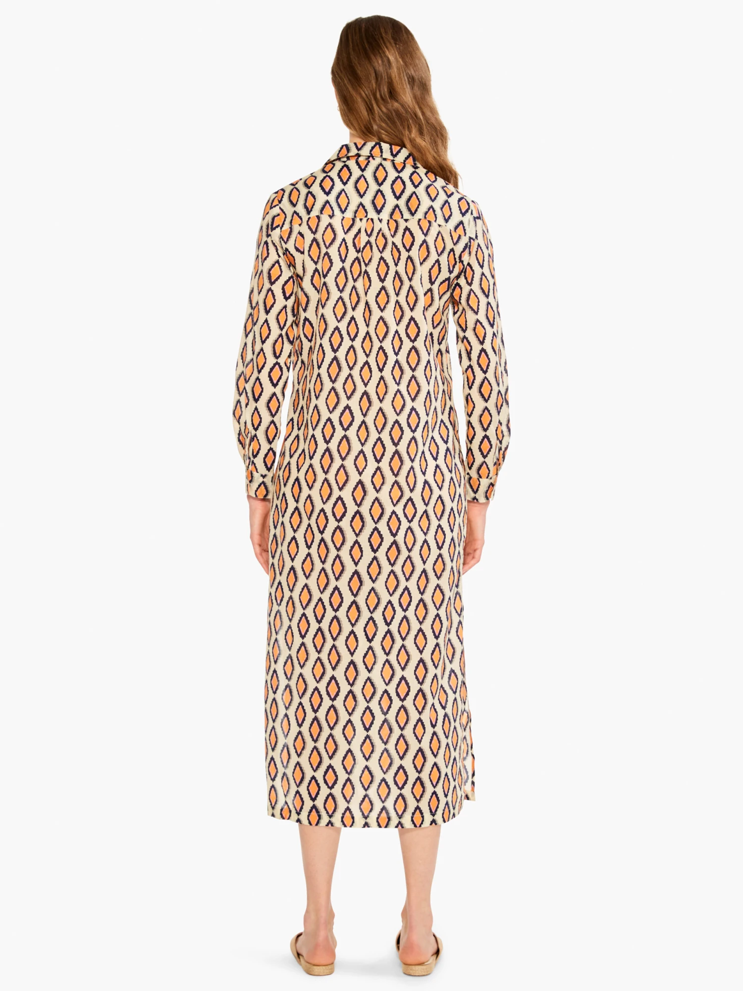 Falling Diamonds Dress ORANGE MULTI 5 Falling Diamonds Dress ORANGE MULTI - Image 3