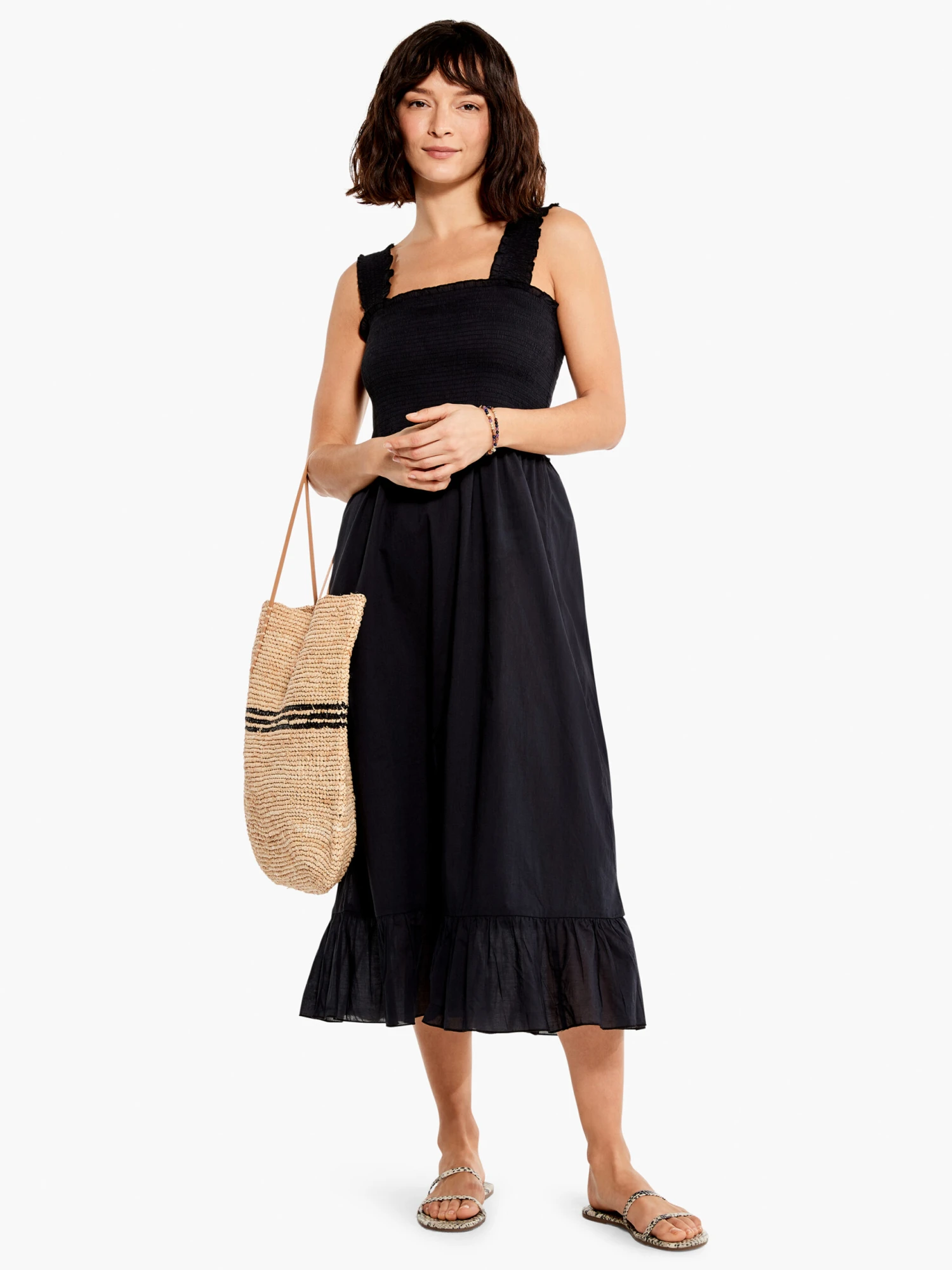 Cotton Lawn Smocked Dress 3 Cotton Lawn Smocked Dress