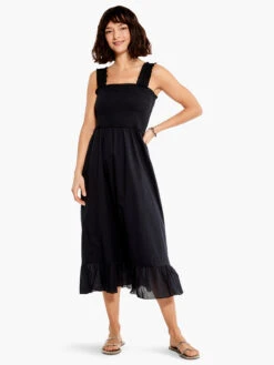 Cotton Lawn Smocked Dress 9 Cotton Lawn Smocked Dress -Varley Nik Shop M231904BLXPRODUCT 04